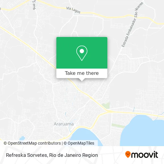 Refreska Sorvetes map