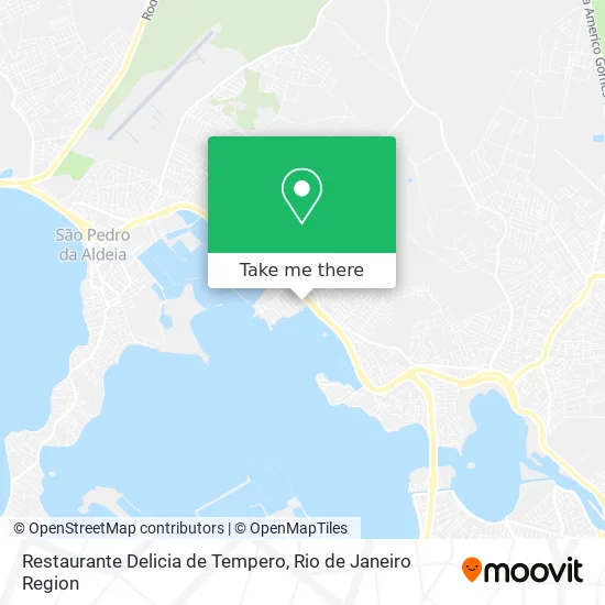 Restaurante Delicia de Tempero map