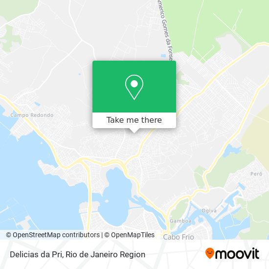 Delicias da Pri map