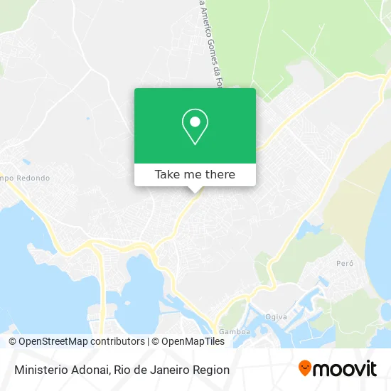 Ministerio Adonai map