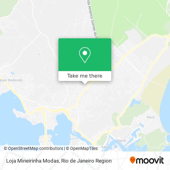 Mapa Loja Mineirinha Modas