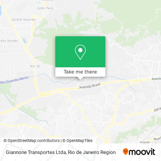 Mapa Giannone Transportes Ltda