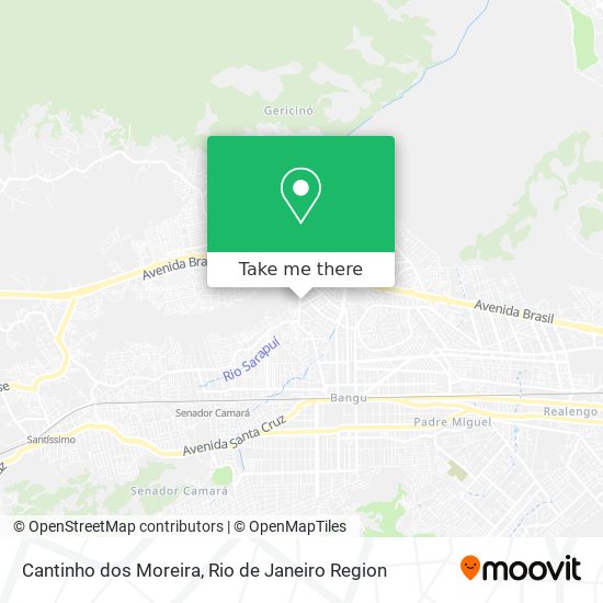 Cantinho dos Moreira map