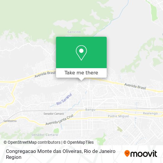 Mapa Congregacao Monte das Oliveiras