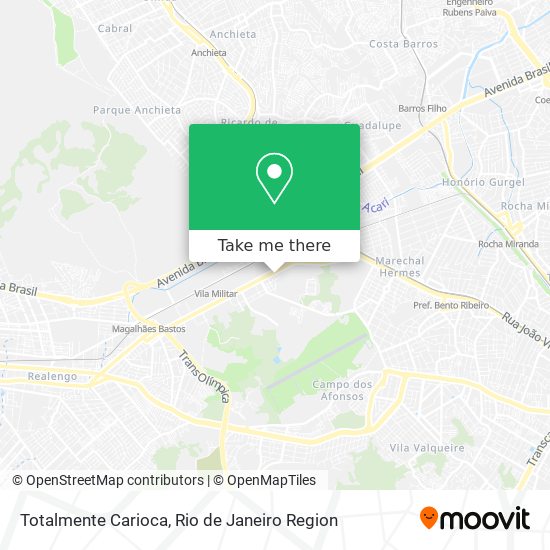 Totalmente Carioca map