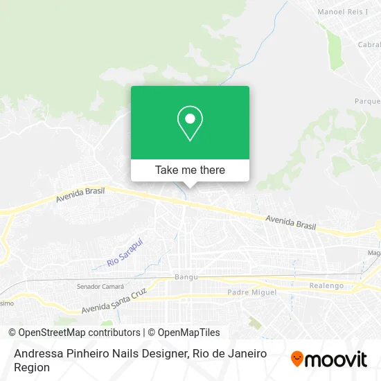 Andressa Pinheiro Nails Designer map