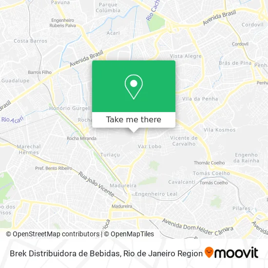 Brek Distribuidora de Bebidas map