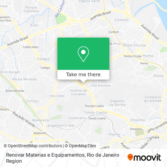 Renovar Materias e Equipamentos map