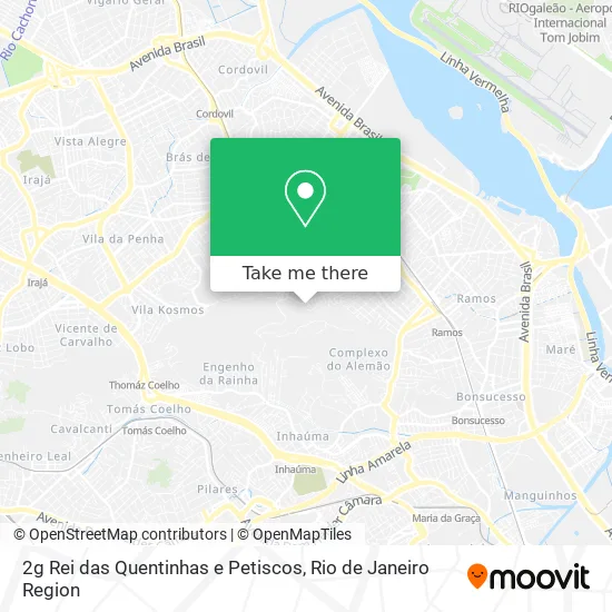 2g Rei das Quentinhas e Petiscos map
