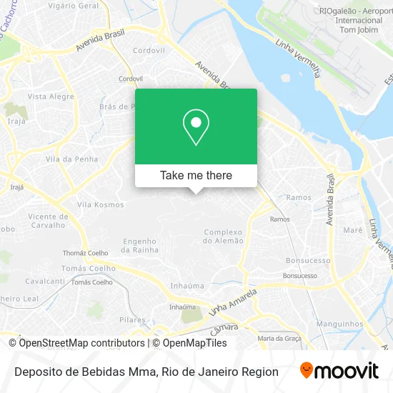 Deposito de Bebidas Mma map