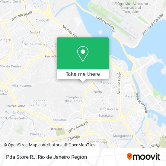 Mapa Pda Store RJ