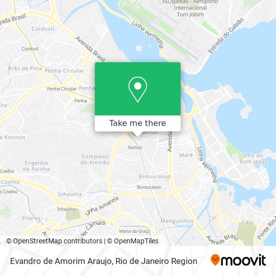 Evandro de Amorim Araujo map