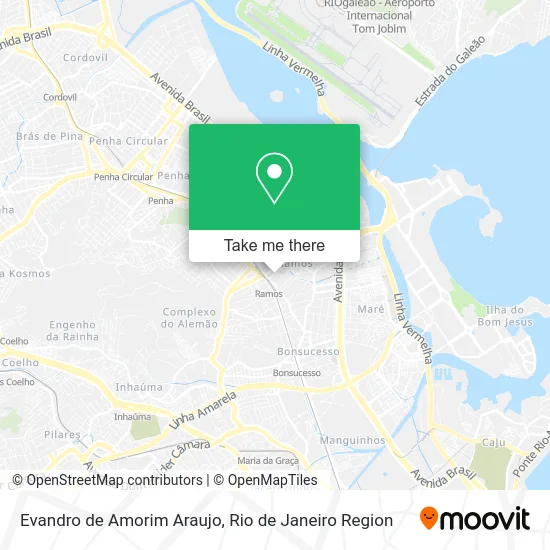 Evandro de Amorim Araujo map