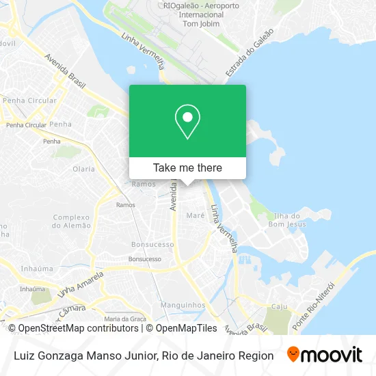 Luiz Gonzaga Manso Junior map