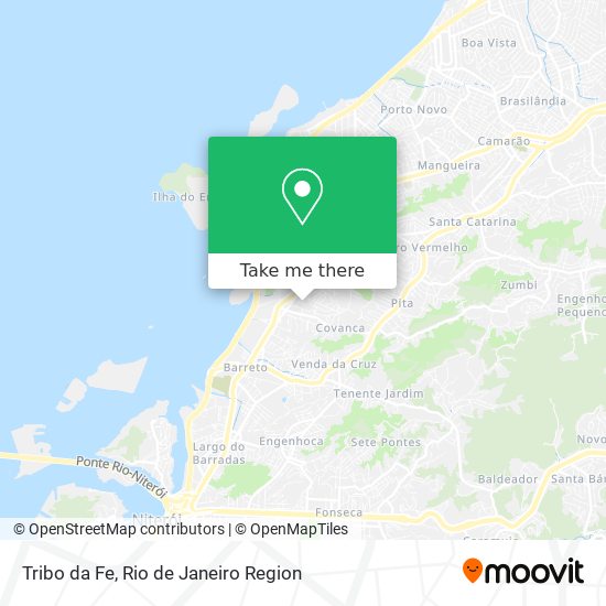 Tribo da Fe map