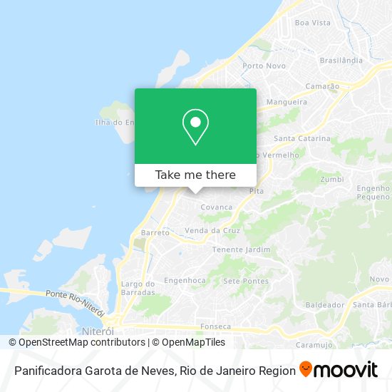 Mapa Panificadora Garota de Neves