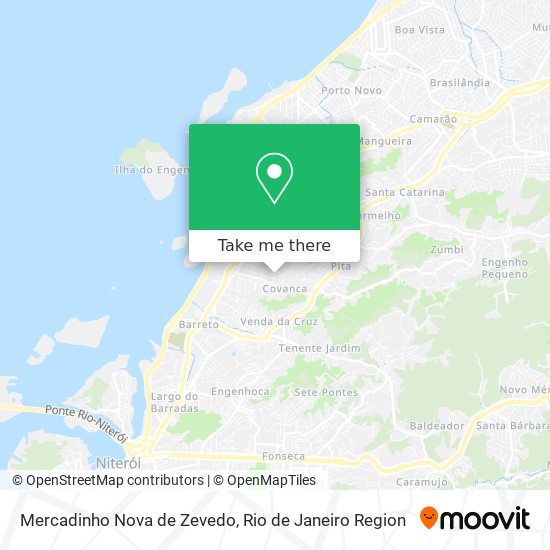 Mercadinho Nova de Zevedo map