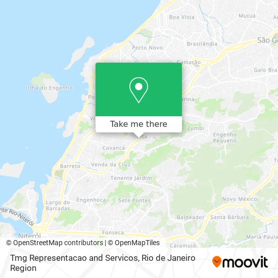 Tmg Representacao and Servicos map