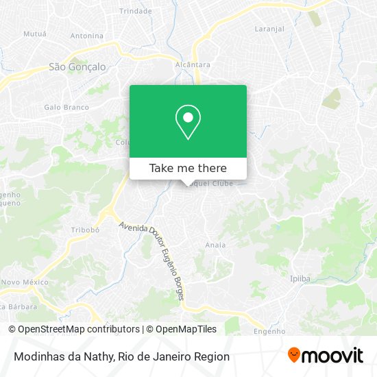 Mapa Modinhas da Nathy