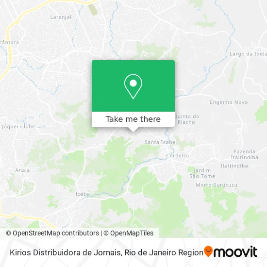 Kirios Distribuidora de Jornais map