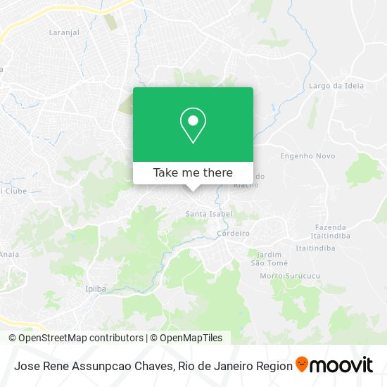 Jose Rene Assunpcao Chaves map