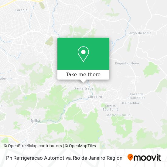 Ph Refrigeracao Automotiva map