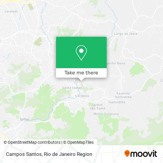 Campos Santos map