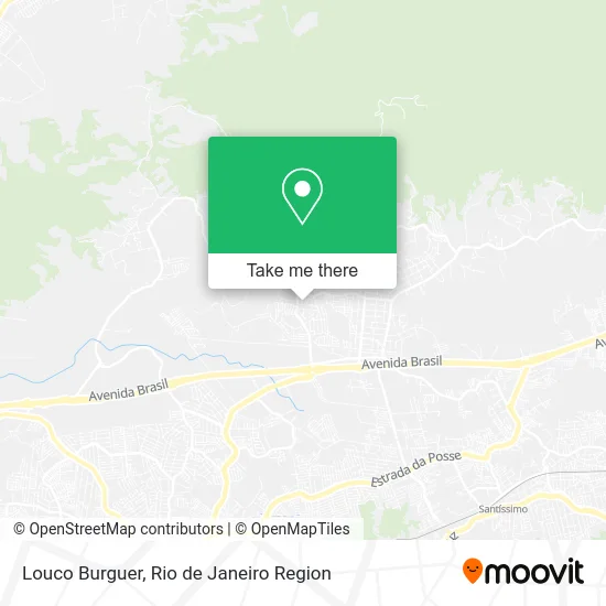 Louco Burguer map