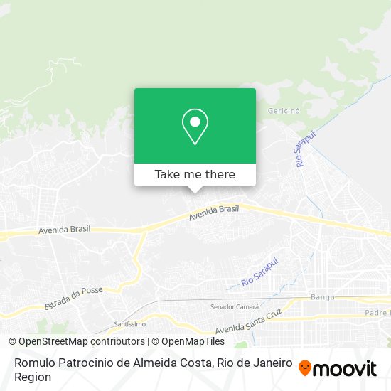 Romulo Patrocinio de Almeida Costa map