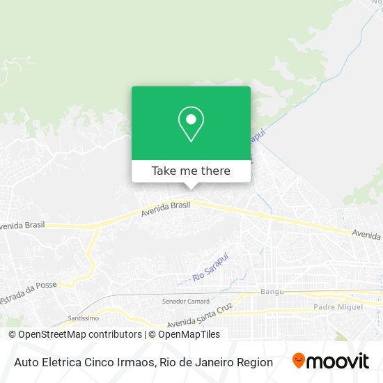 Auto Eletrica Cinco Irmaos map