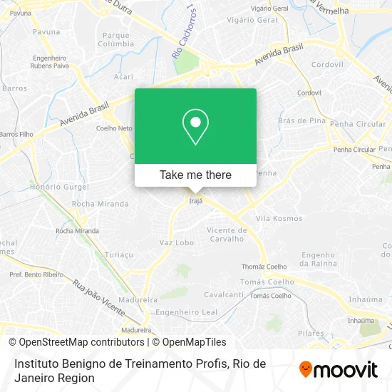 Instituto Benigno de Treinamento Profis map