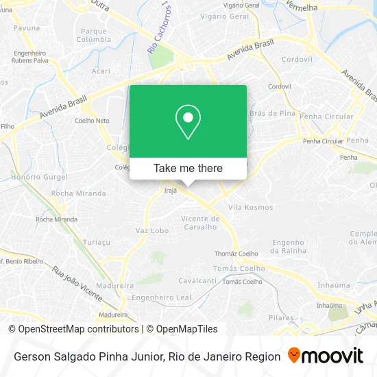 Gerson Salgado Pinha Junior map