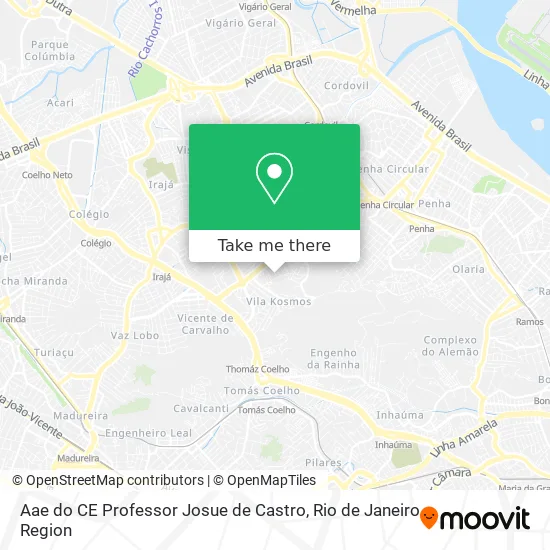 Aae do CE Professor Josue de Castro map