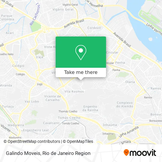 Galindo Moveis map