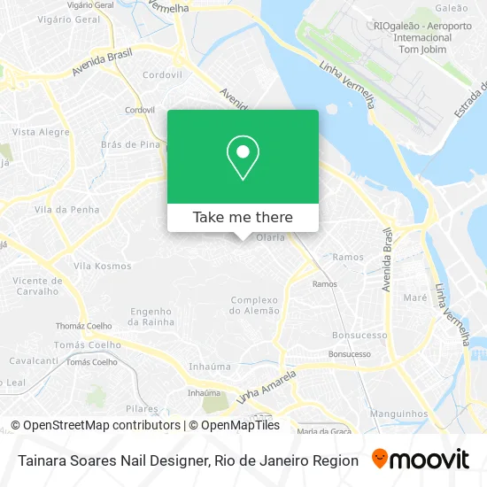 Tainara Soares Nail Designer map