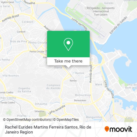 Rachel Eurides Martins Ferreira Santos map