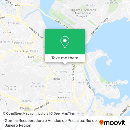 Gomes Recuperadora e Vendas de Pecas au map