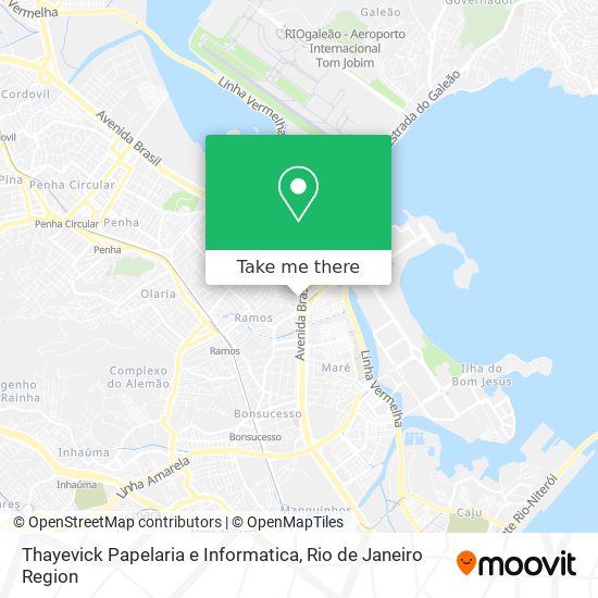 Thayevick Papelaria e Informatica map