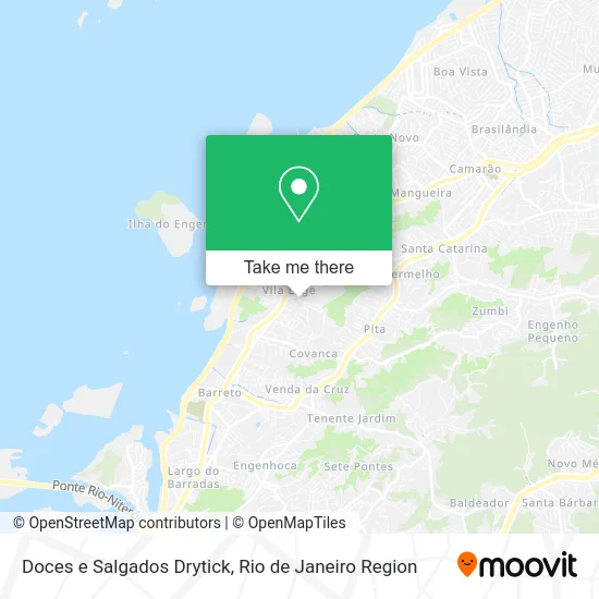 Doces e Salgados Drytick map