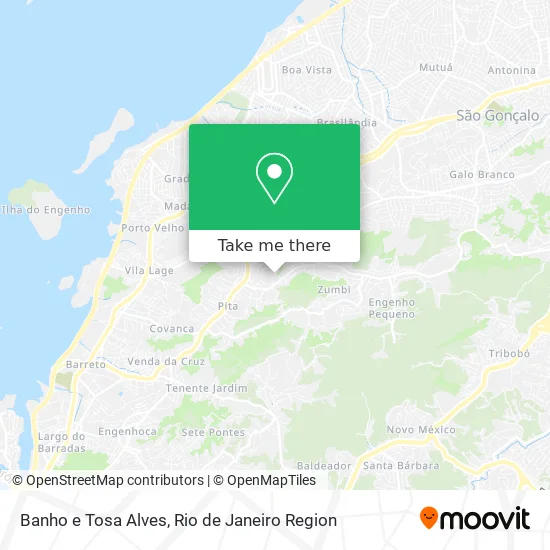 Banho e Tosa Alves map