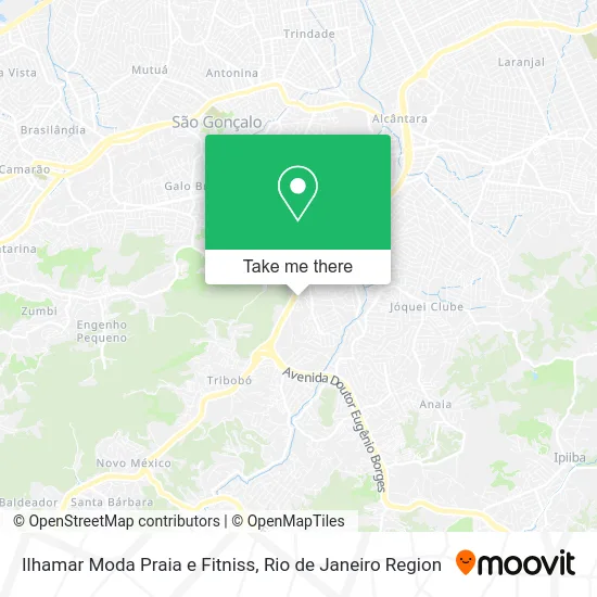 Ilhamar Moda Praia e Fitniss map