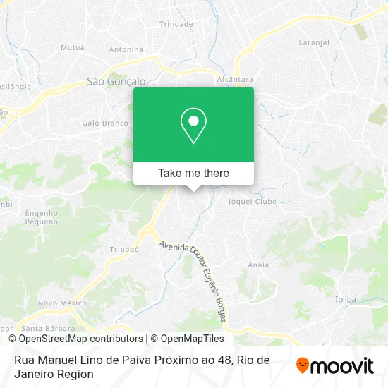 Rua Manuel Lino de Paiva Próximo ao 48 map