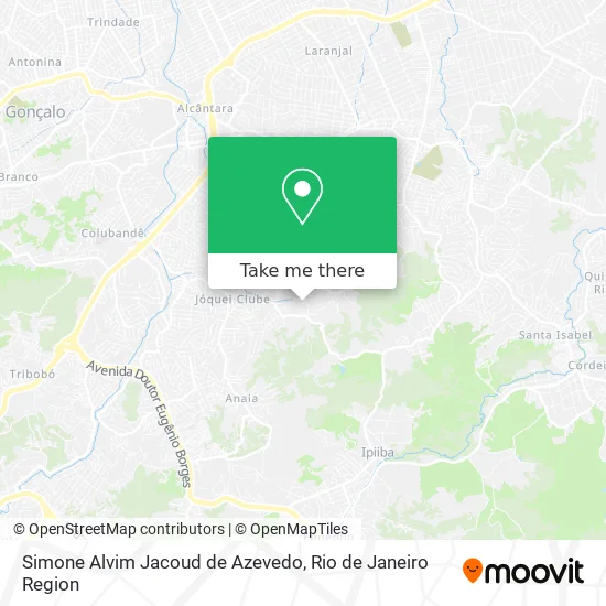 Simone Alvim Jacoud de Azevedo map
