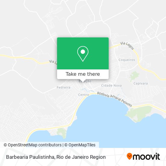 Mapa Barbearia Paulistinha