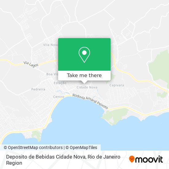 Deposito de Bebidas Cidade Nova map