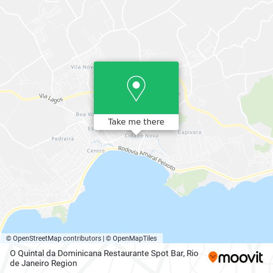 O Quintal da Dominicana Restaurante Spot Bar map