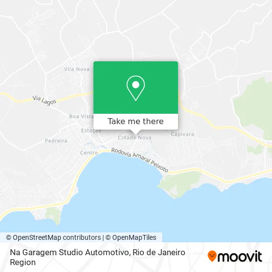 Na Garagem Studio Automotivo map