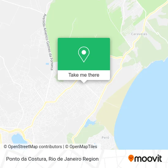 Ponto da Costura map