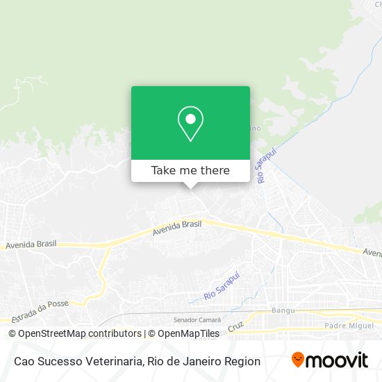 Cao Sucesso Veterinaria map