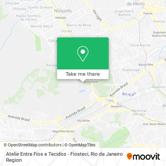 Atelie Entre Fios e Tecidos - Fiosteci map